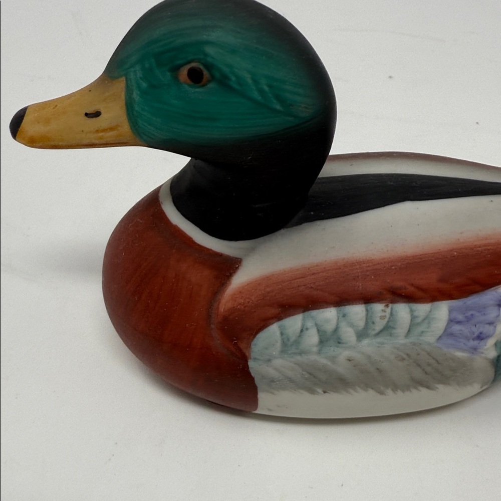 Handcrafted Ceramic Duck Figurines 3x5 in Home Decor Hunting -Outdoor - Picture 6 of 10